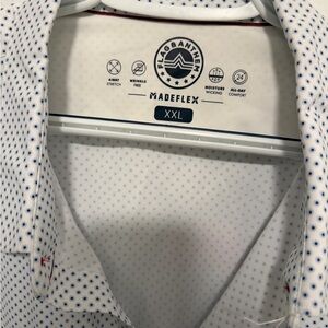 Flag & Anthem MadeFlex White and Blue Patterned Shirt